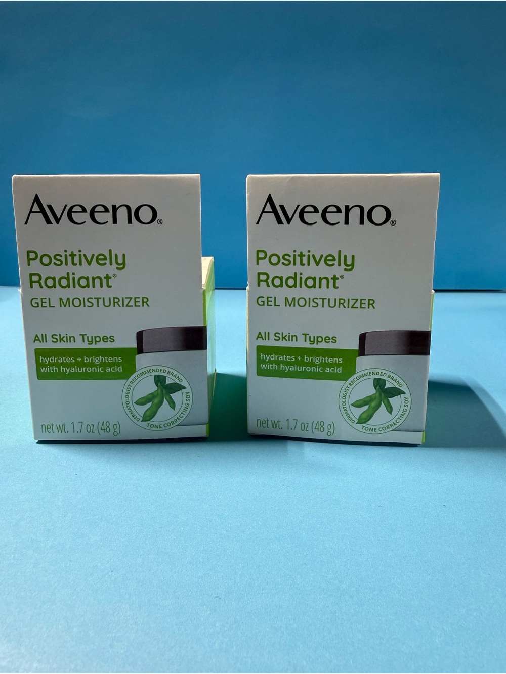 Aveeno Positively Radiant Gel Moisturizer - Green
